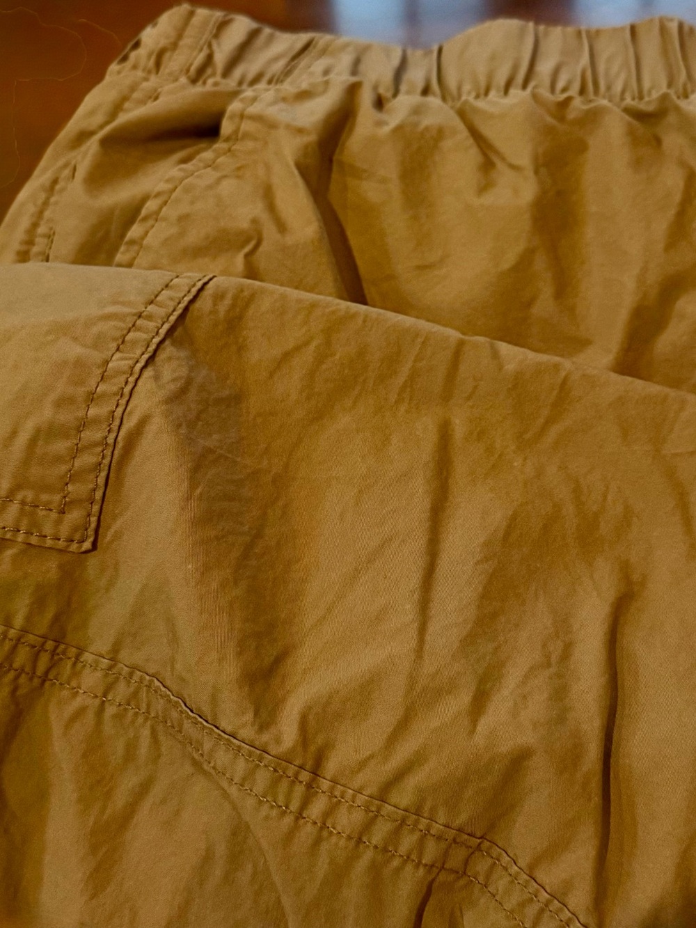 Old Navy Tan Casual Elastic Waist Cargo Utility Pants